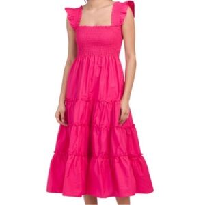 Kourt Calypso Midi Dress, Pink, Size M